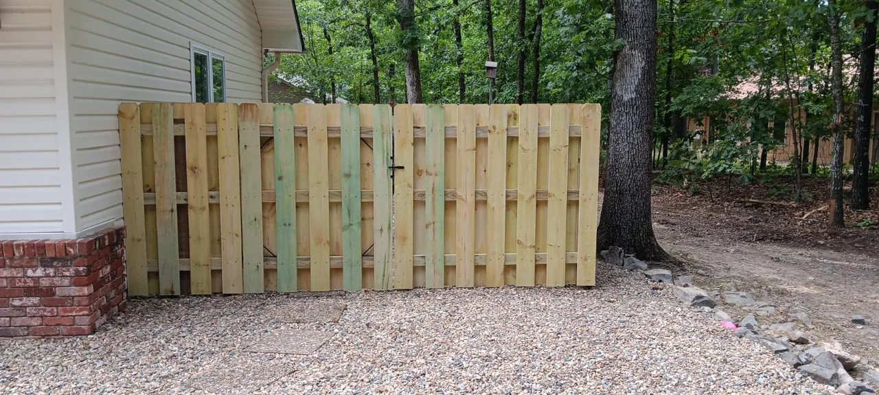 Fence repair work
